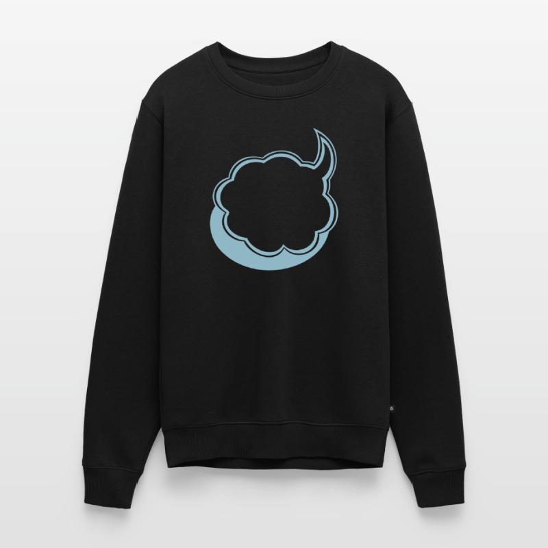 empty bubble add text customize Men's Premium Organic Jumper