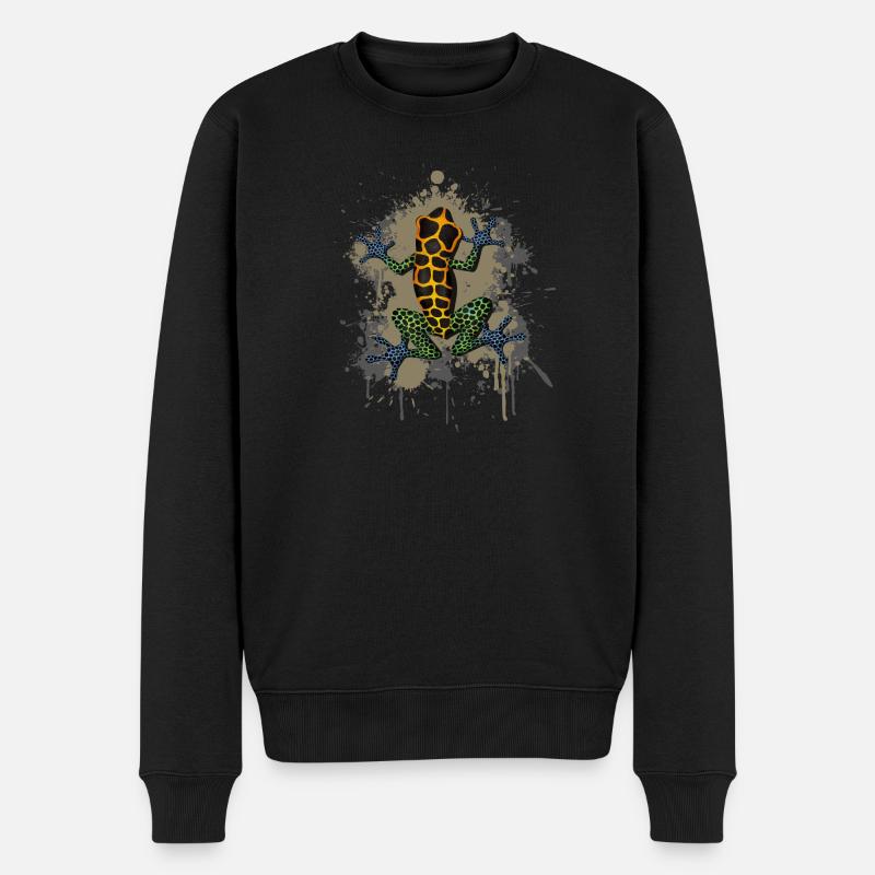 Grenouille - Pull Premium bio Homme - noir