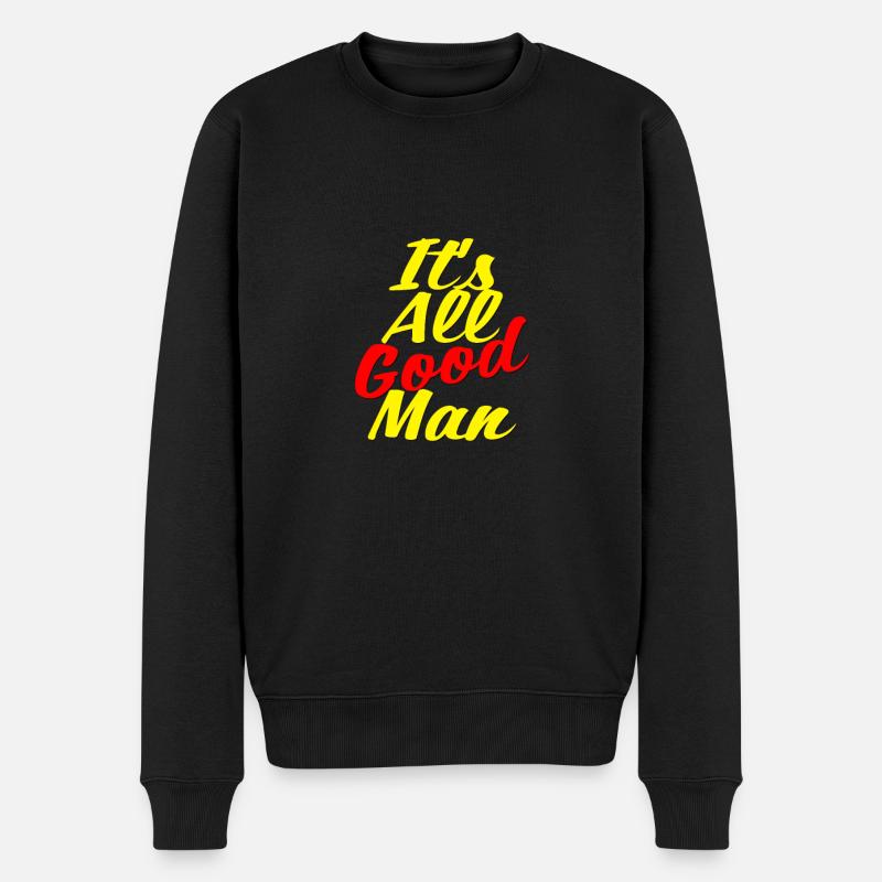 saul good man - Pull Premium bio Homme - noir