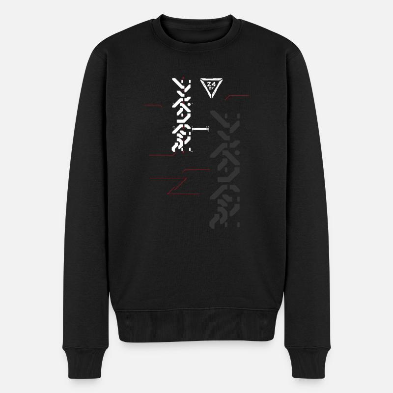 Cyber moderne 1 - Pull Premium bio Homme - noir