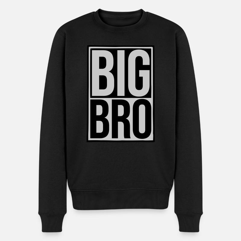 Shield Big Bro Logo - Pull Premium bio Homme - noir