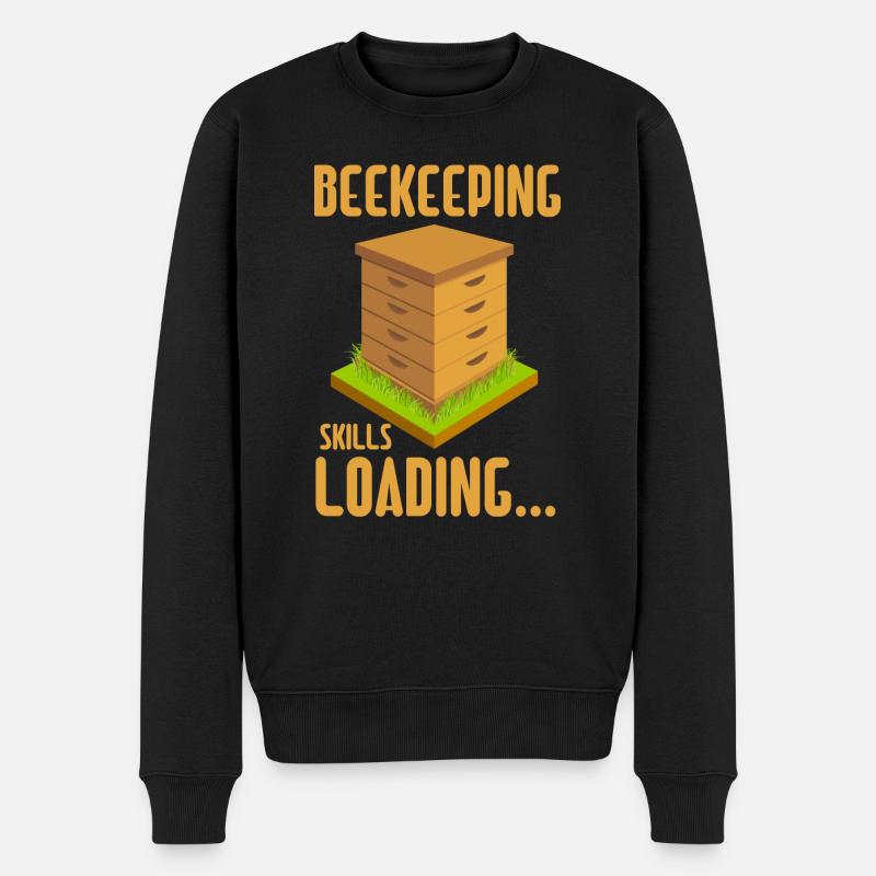 Beehive Ironic Apiculteur Hobby Beekeping - Pull Premium bio Homme - noir