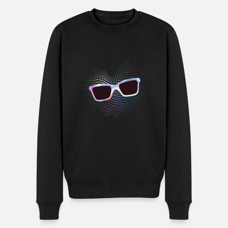 Lunettes - Pull Premium bio Homme - noir