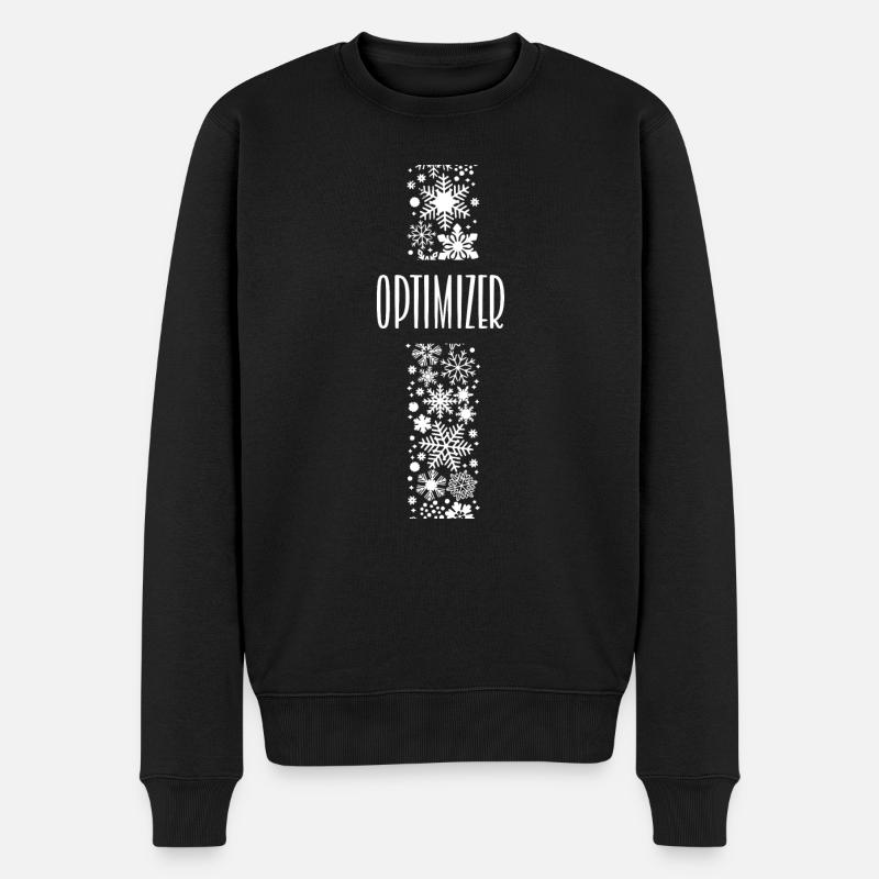 OPTIMISEUR D58 0 - Pull Premium bio Homme - noir