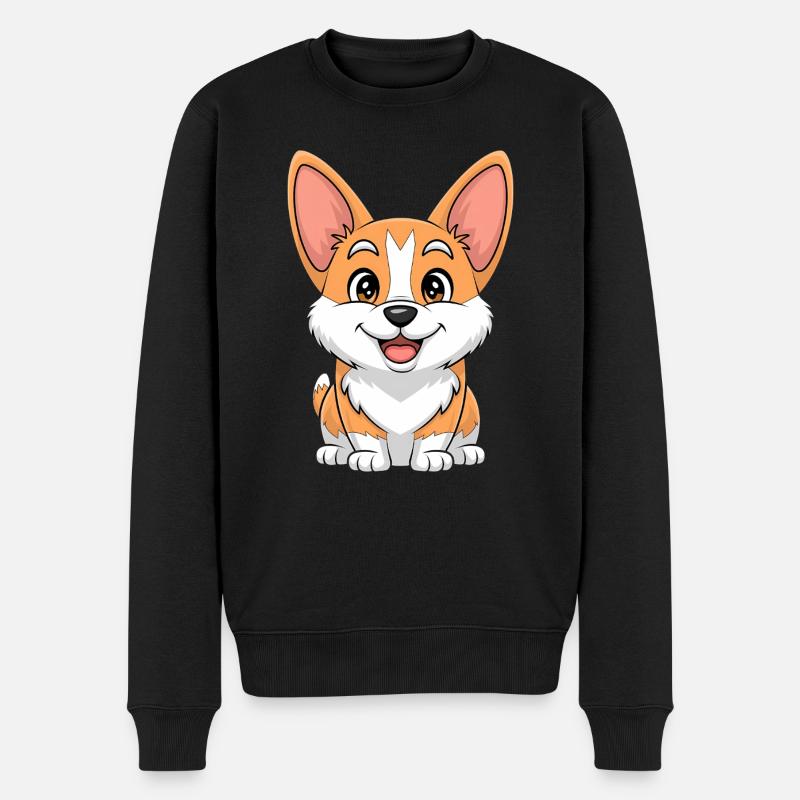 corgi - Pull Premium bio Homme - noir
