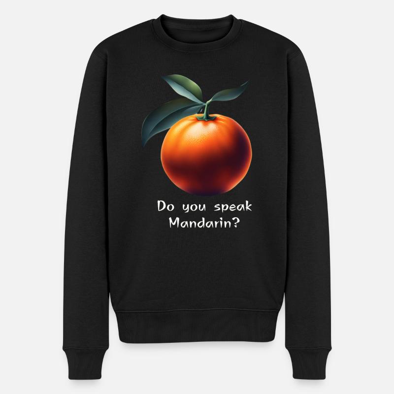 Talking Mandarin Magic : Parlez-vous chinois ? - Pull Premium bio Homme - noir