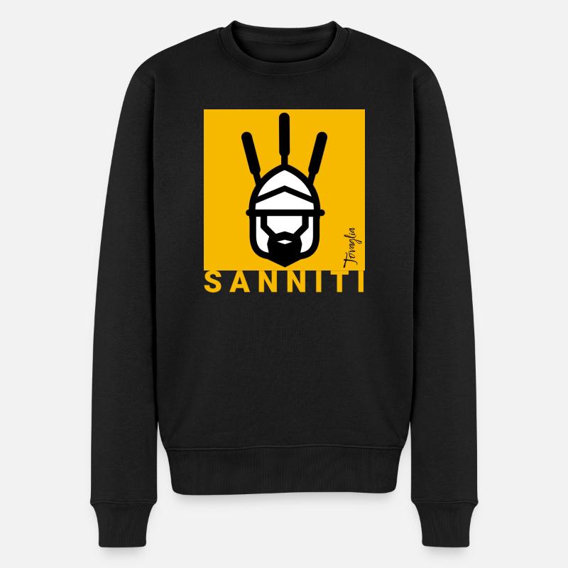 Square Sanniti - Pull Premium bio Homme - noir