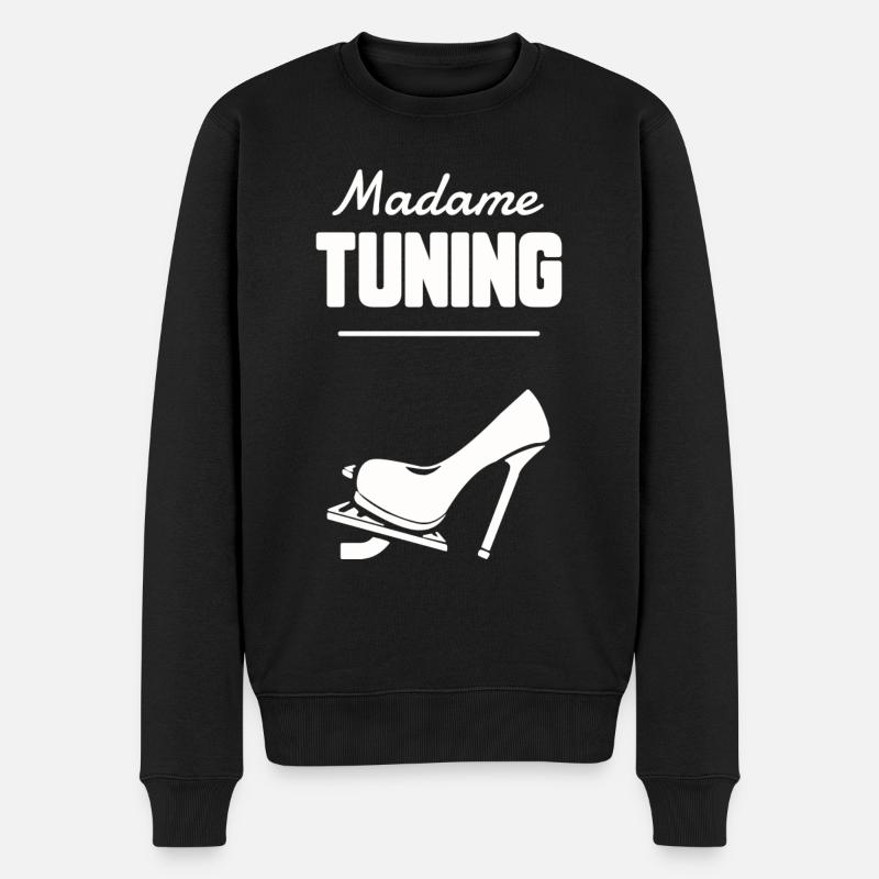 Madame tuning - Pull Premium bio Homme - noir