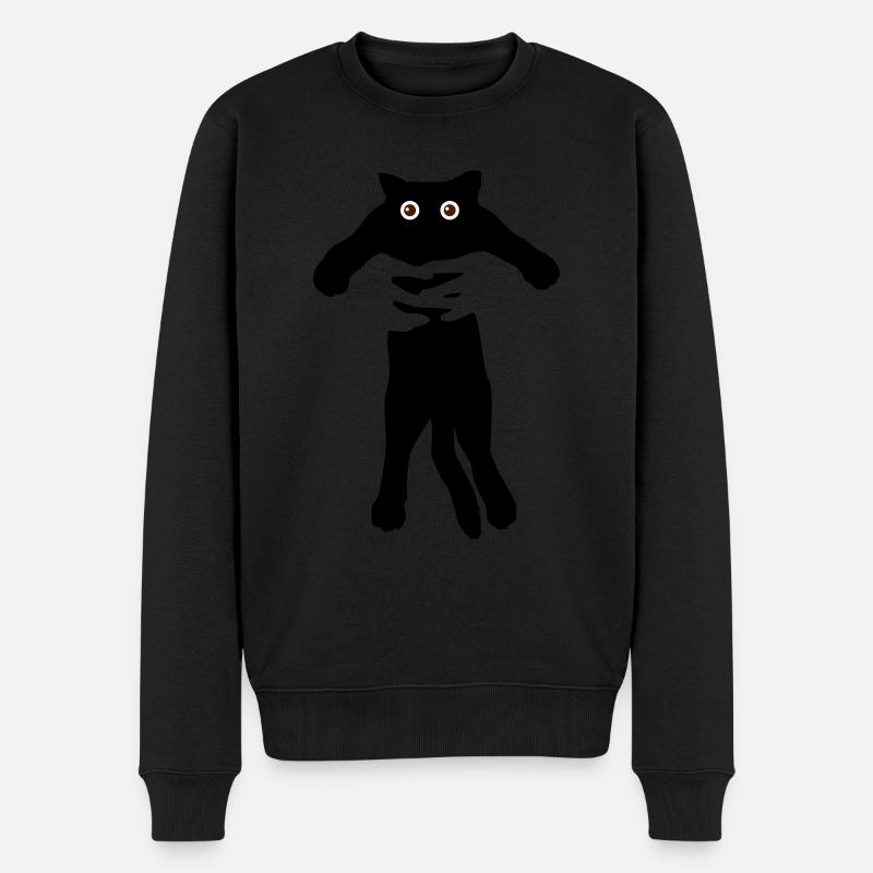 Sieste de chat - Pull Premium bio Homme - noir