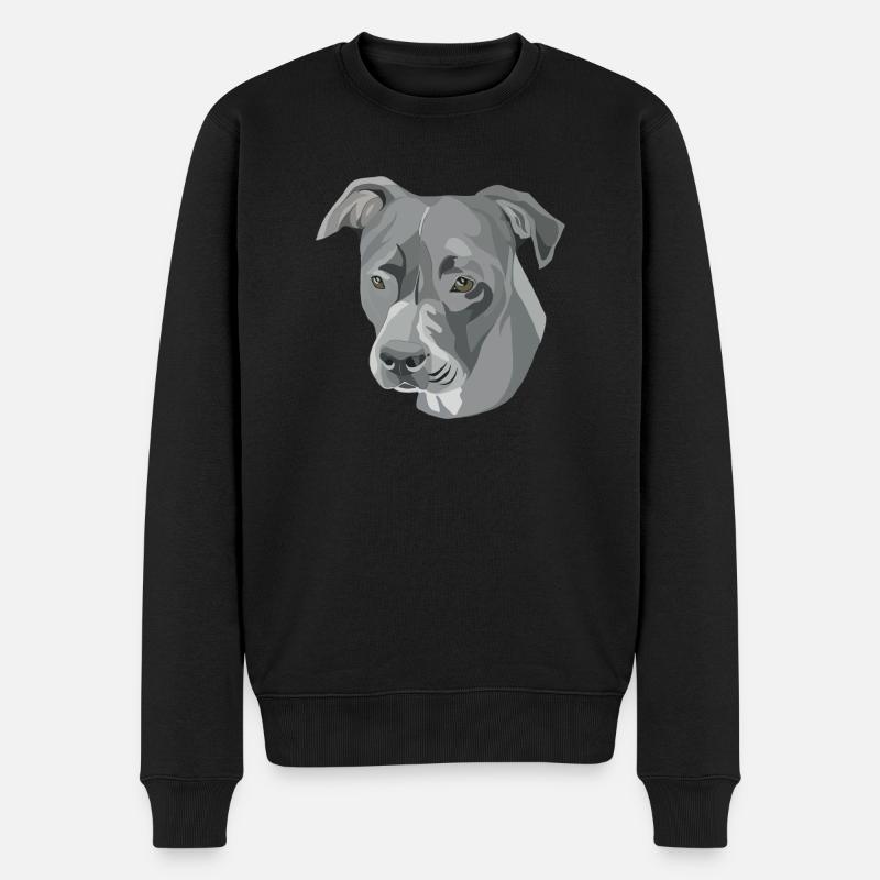 Stafford - Pull Premium bio Homme - noir