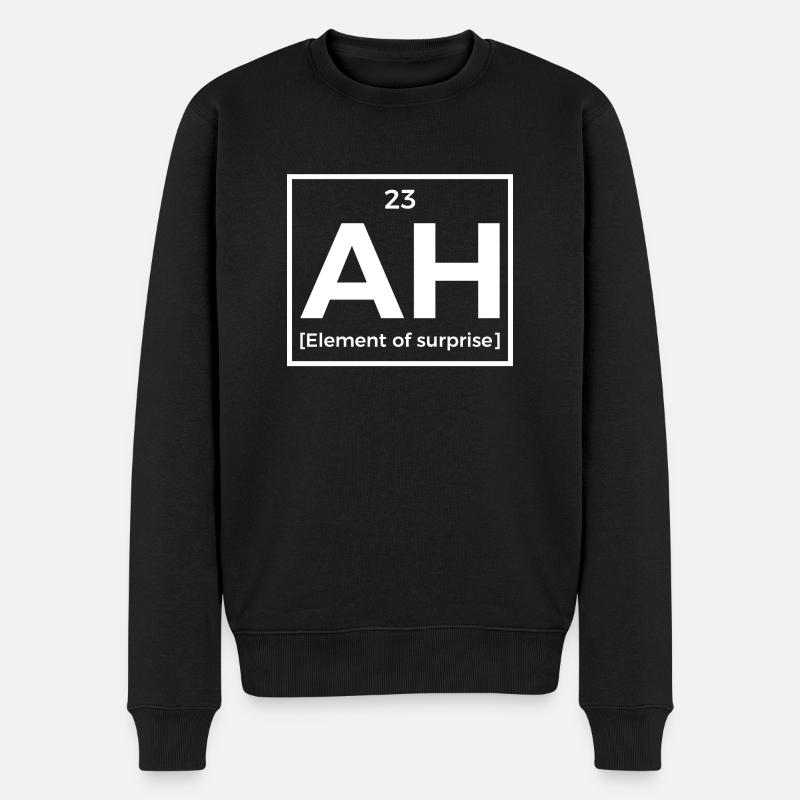 De surprise - Tableau périodique - Pull Premium bio Homme - noir