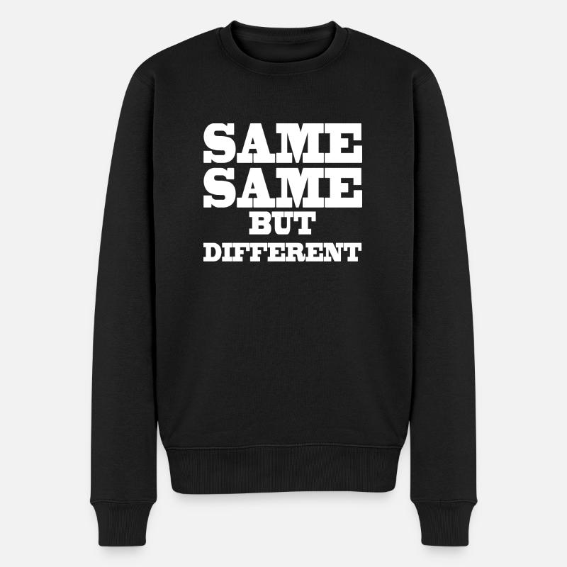 Same Same but Different - Pull Premium bio Homme - noir