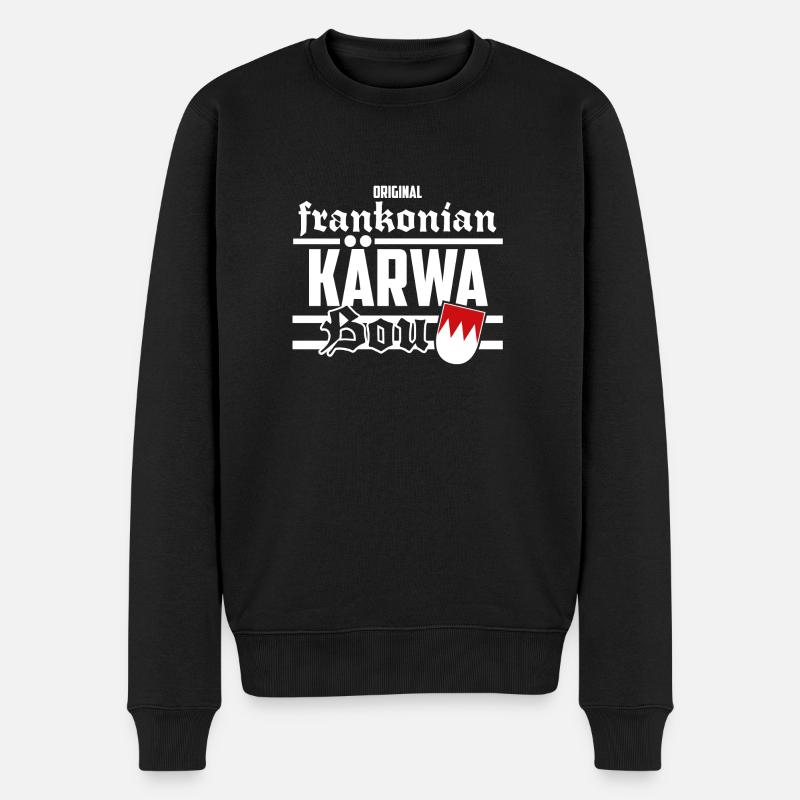 Kirmis Junge - Männer Premium Bio Pullover - Schwarz
