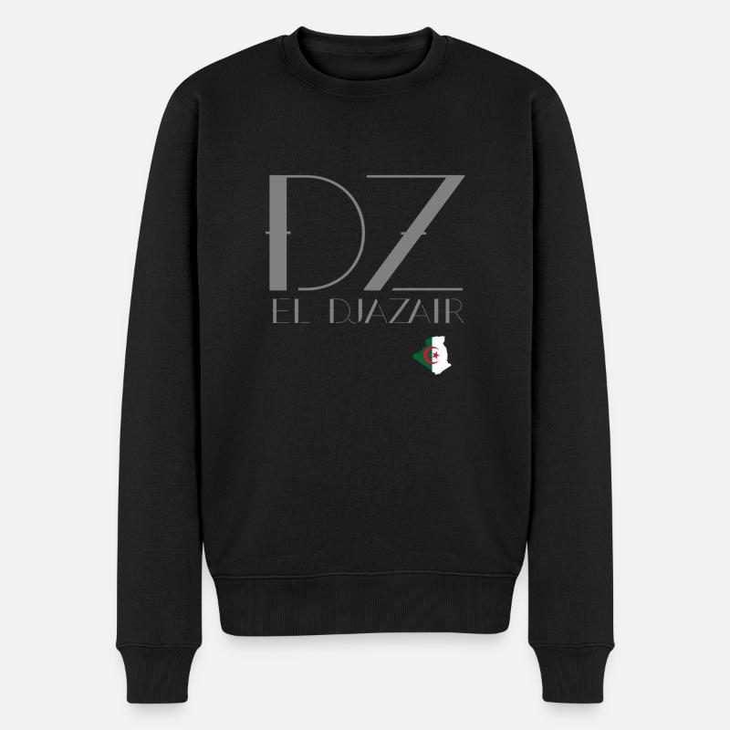 DZ gris - Pull Premium bio Homme - noir