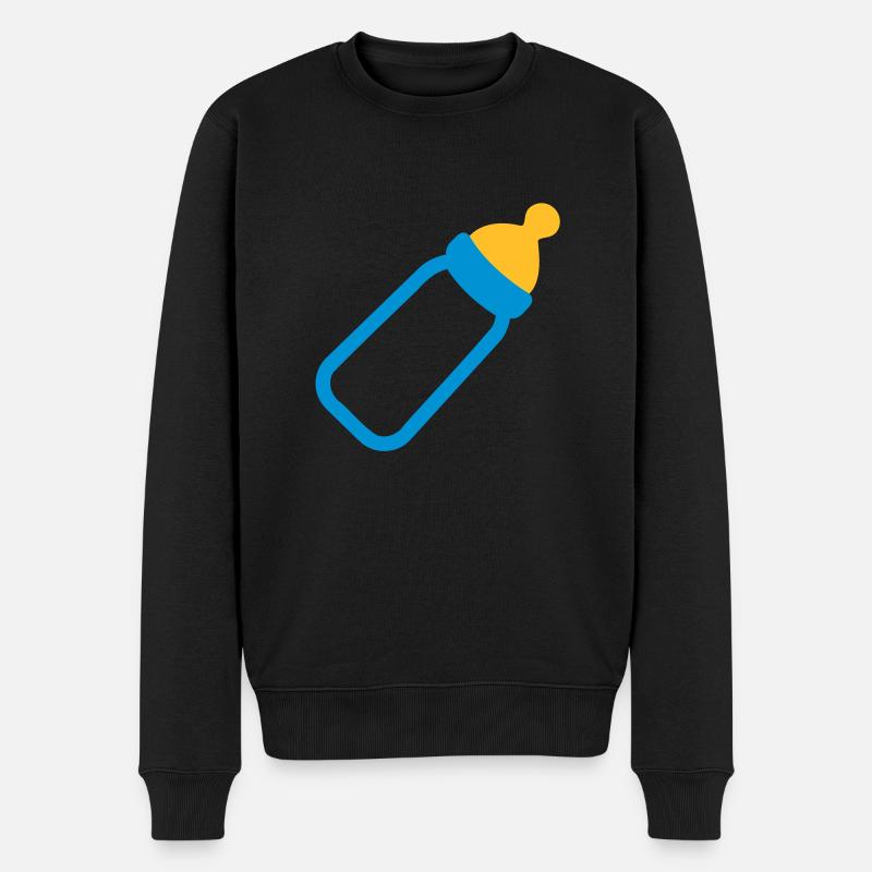 Baby - Männer Premium Bio Pullover - Schwarz