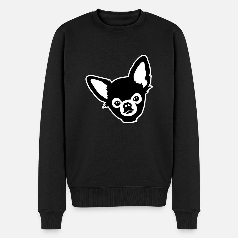 Chihuahua - Pull Premium bio Homme - noir