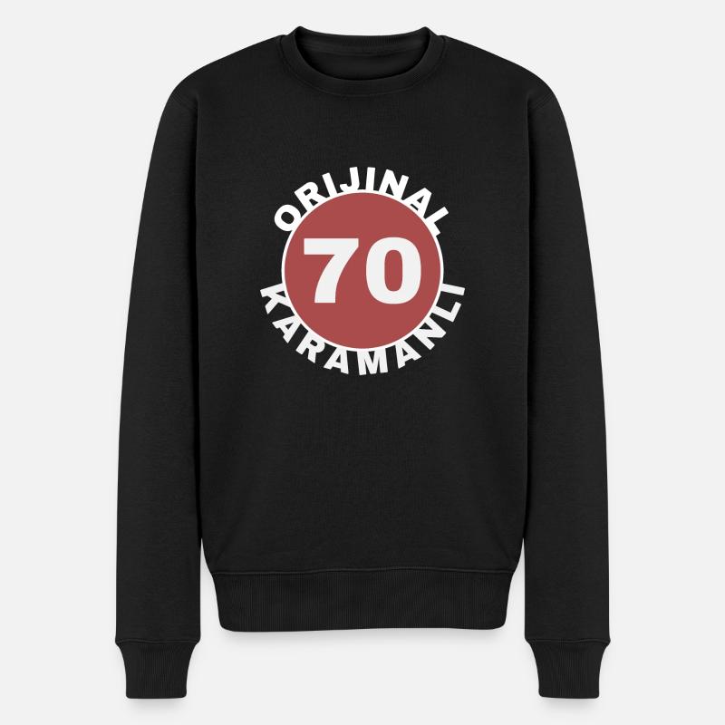 Karaman - Männer Premium Bio Pullover - Schwarz