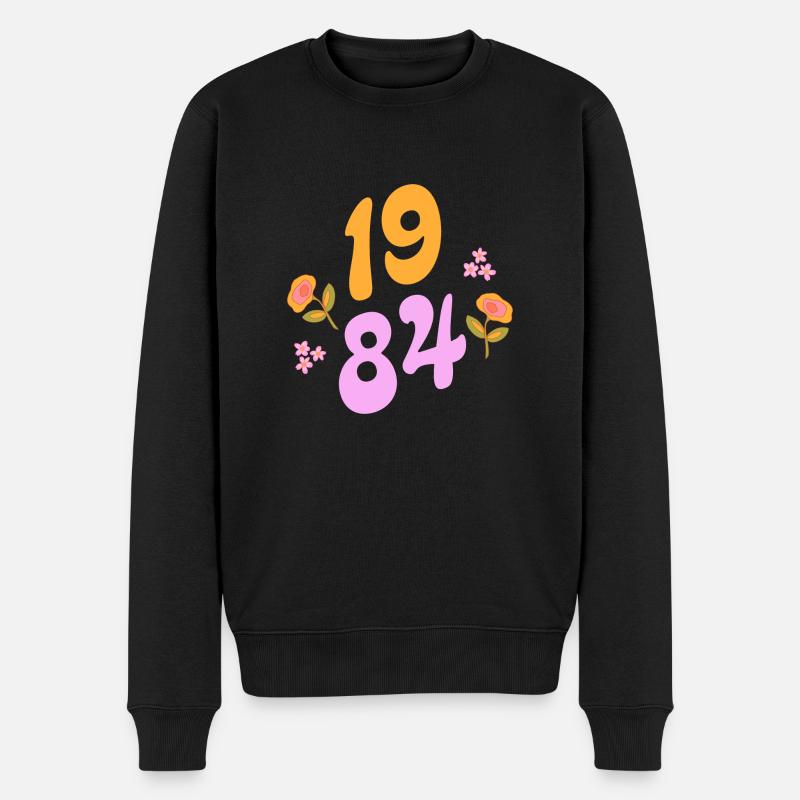 1984 - Pull Premium bio Homme - noir