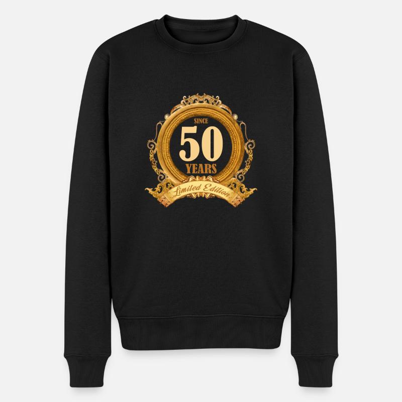 Edition limitée 50 ans - Pull Premium bio Homme - noir
