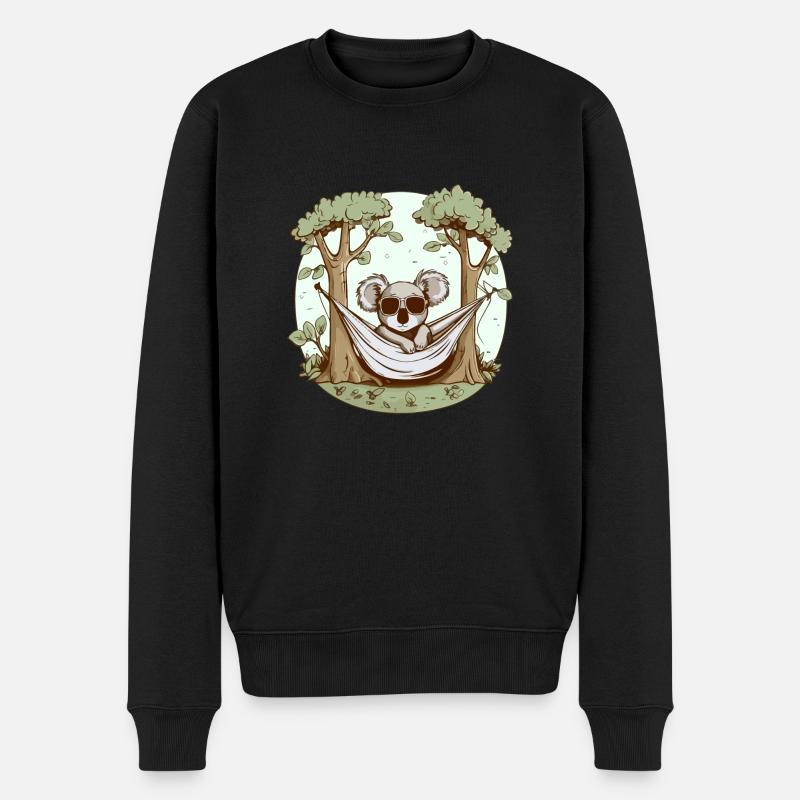 Arki le koala - Pull Premium bio Homme - noir