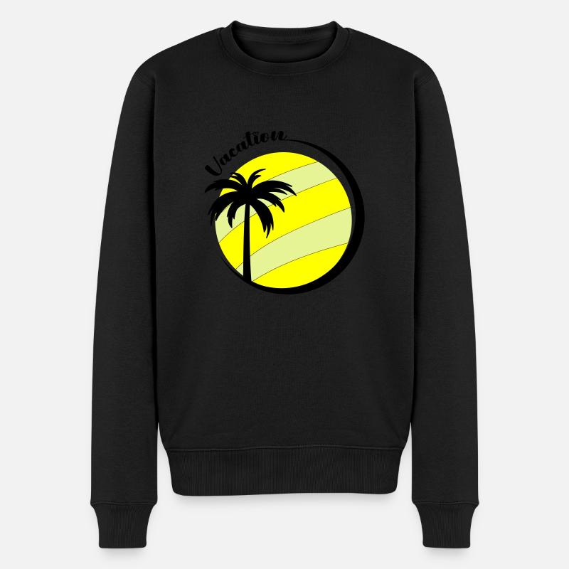 Vacances - Pull Premium bio Homme - noir