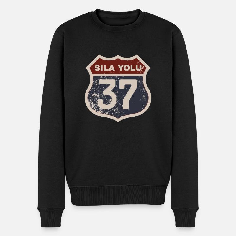 Kastamonu - Männer Premium Bio Pullover - Schwarz