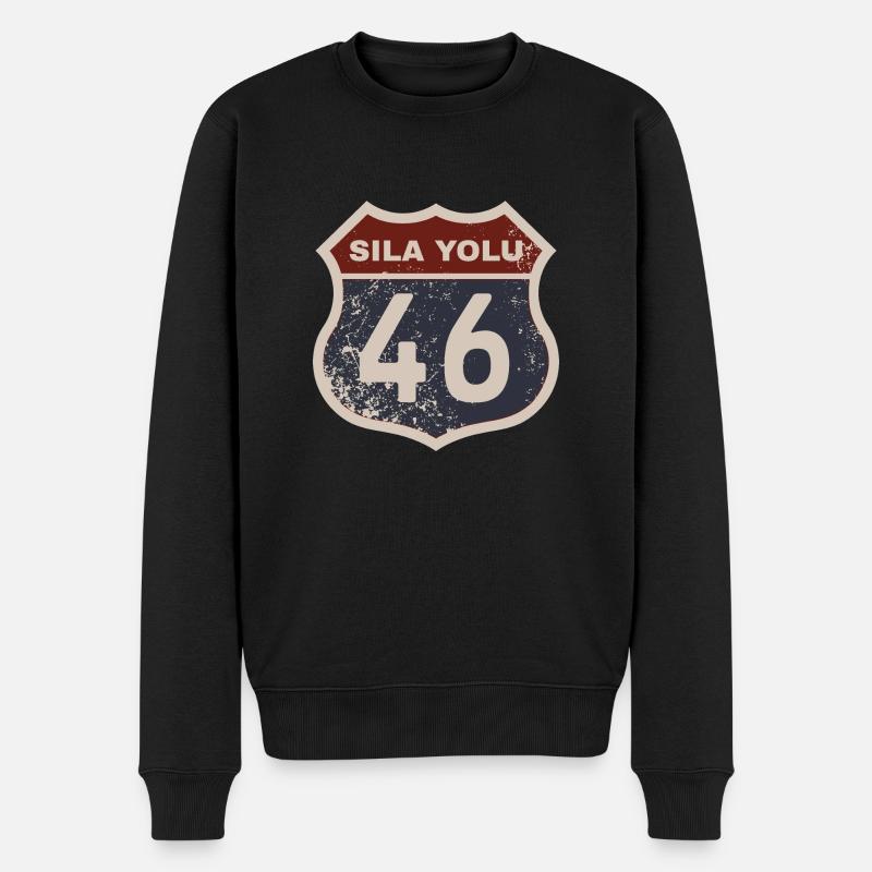 Kahramanmaraş - Männer Premium Bio Pullover - Schwarz