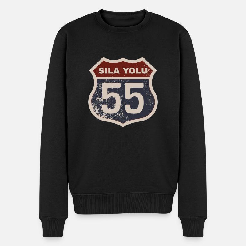 Samsun - Männer Premium Bio Pullover - Schwarz