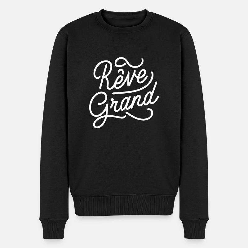 Rêve grand - Pull Premium bio Homme - noir