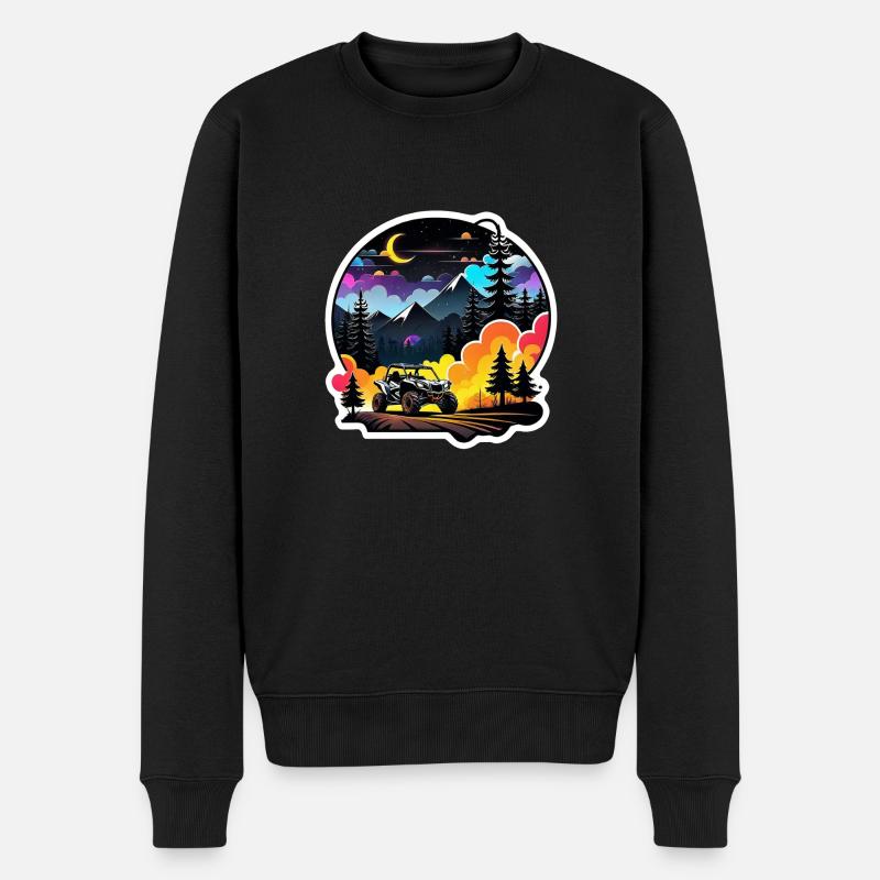 quad et tout terrain - Pull Premium bio Homme - noir