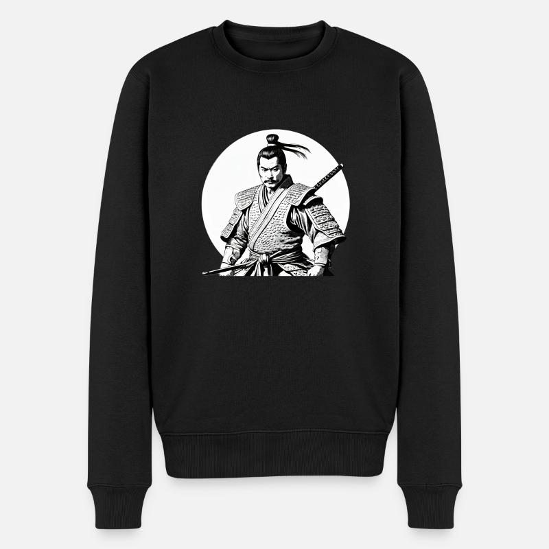 Samouraï - Pull Premium bio Homme - noir