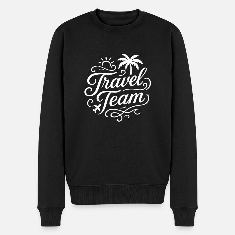 Équipe de voyage - Pull Premium bio Homme - noir