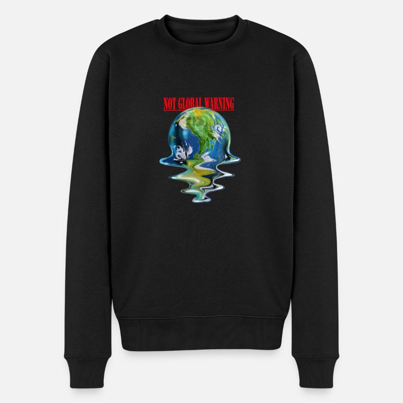 PLANET - Pull Premium bio Homme - noir