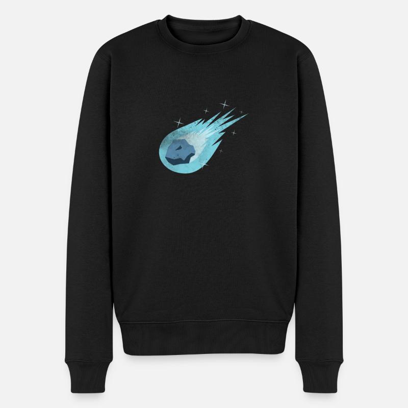 Comet comet gift asteroid universe rock - Men's Premium Organic Jumper - black