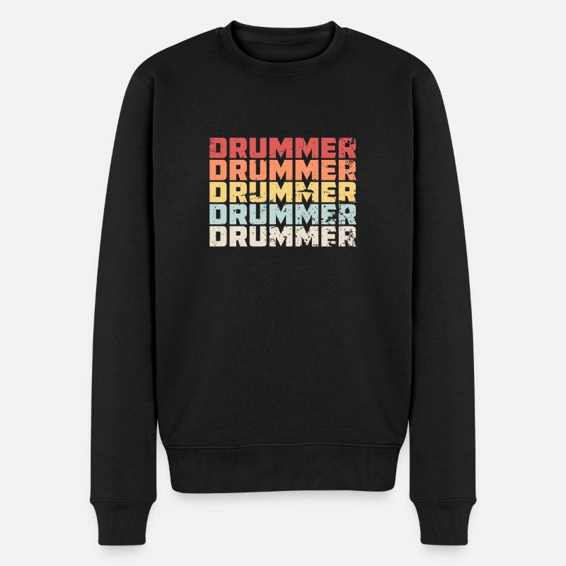 Cadeau batteur batteur batteur - Pull Premium bio Homme - noir