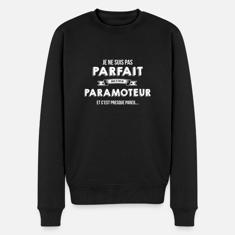 Paramoteur cadeau humour - Pull Premium bio Homme - noir