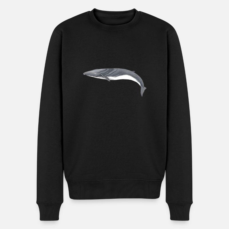 Finnwal - Finnwal - Rorqual commun - Männer Premium Bio Pullover - Schwarz