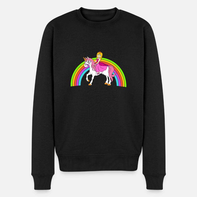 licorne - Pull Premium bio Homme - noir