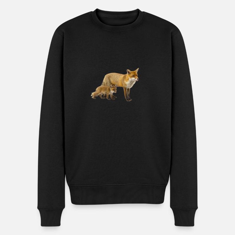 Renard - Pull Premium bio Homme - noir