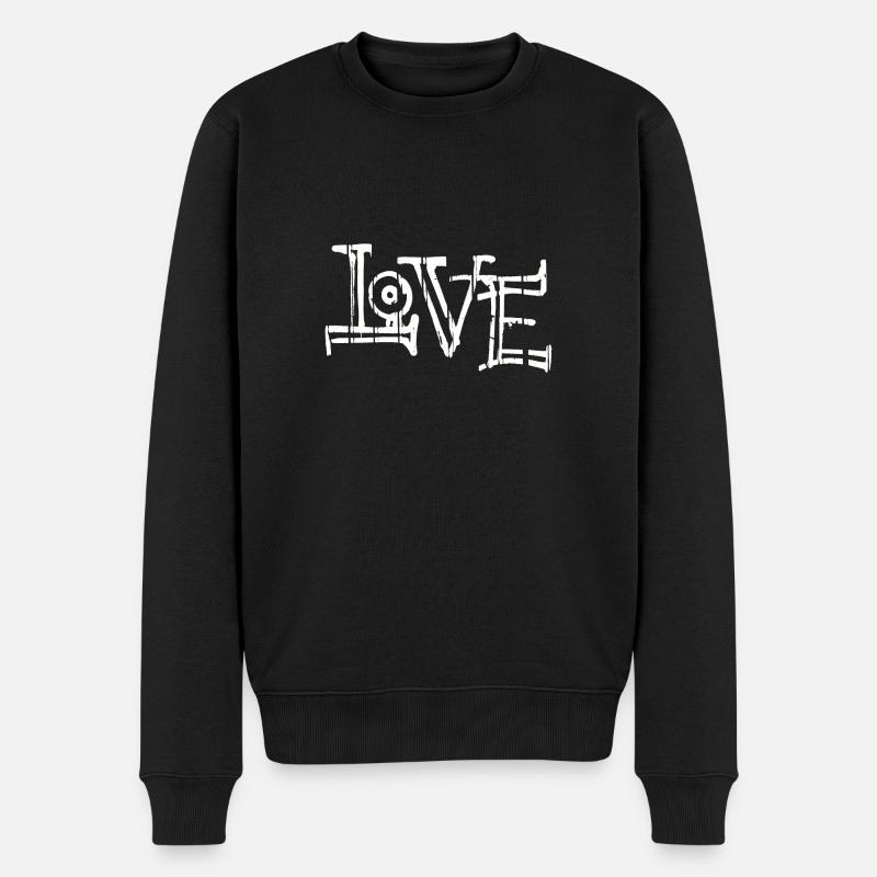 L'amour de style - Pull Premium bio Homme - noir