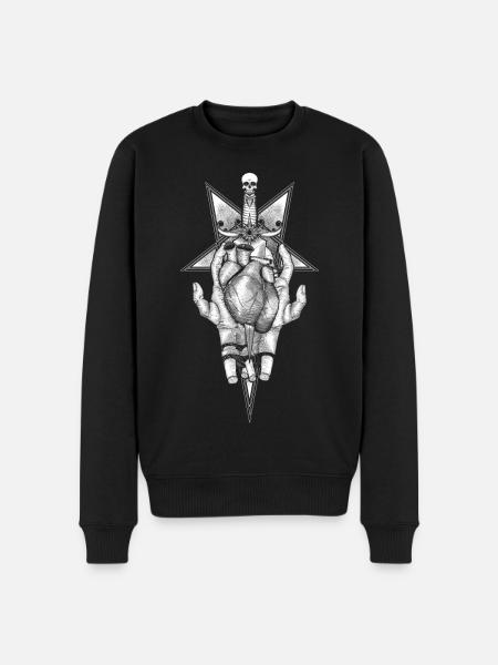 Aching Heart - Black version - Men's Premium Organic Jumper - black