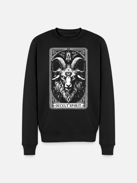 Baphomet Occult Spirit - Men's Premium Organic Jumper - black