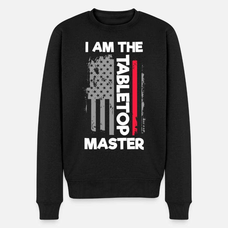 Stratège jeux de société - Pull Premium bio Homme - noir