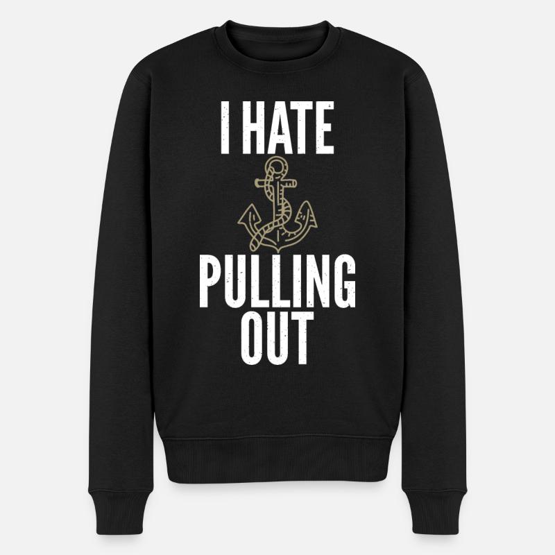 Catamaran à voile - Pull Premium bio Homme - noir