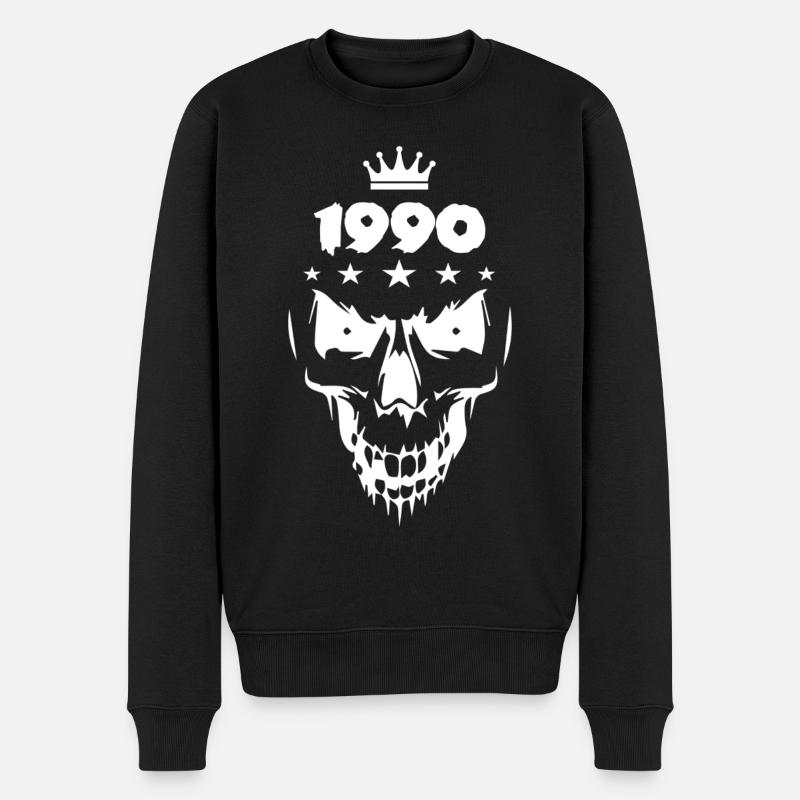 Crâne (1990) - Pull Premium bio Homme - noir