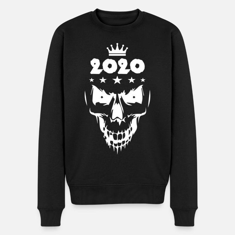 Crâne 2020 - Pull Premium bio Homme - noir