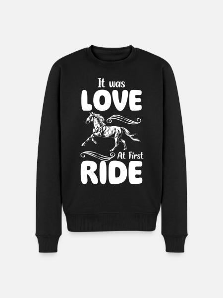 Riding Ride Friendship Stud - Men's Premium Organic Jumper - black