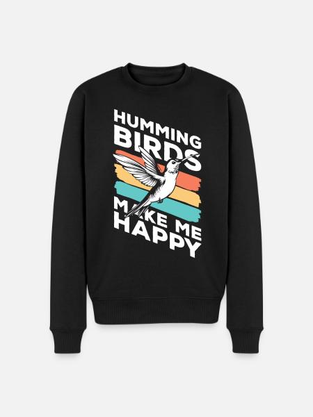 Vogel Bunt Mindtopia Diversity - Männer Premium Bio Pullover - Schwarz