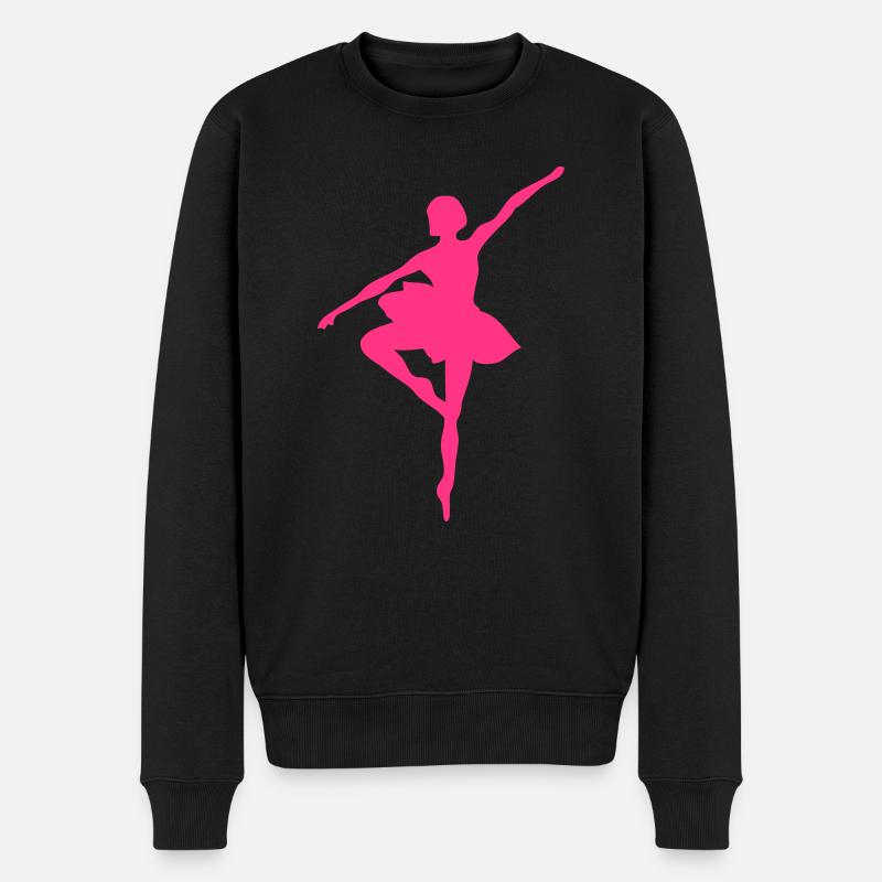 danseuse ballet - Pull Premium bio Homme - noir