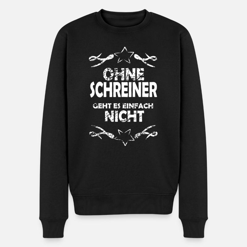 Schreiner - Männer Premium Bio Pullover - Schwarz